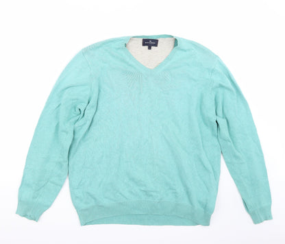 Marks and Spencer Mens Green   Pullover Jumper Size L
