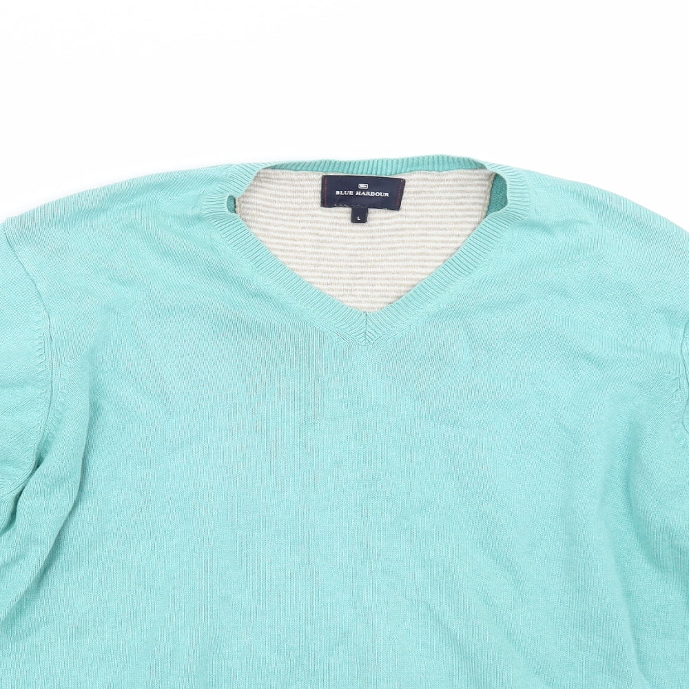 Marks and Spencer Mens Green   Pullover Jumper Size L