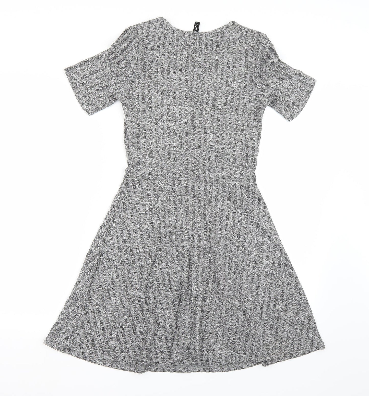 H&M Womens Grey Batik  A-Line  Size 6