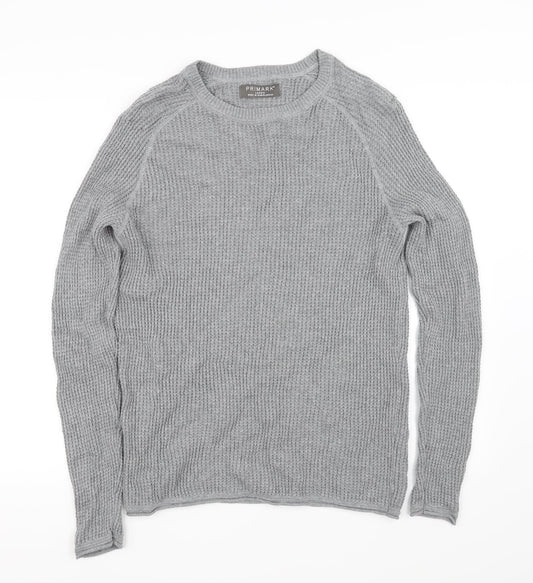Primark Mens Grey   Pullover Jumper Size L