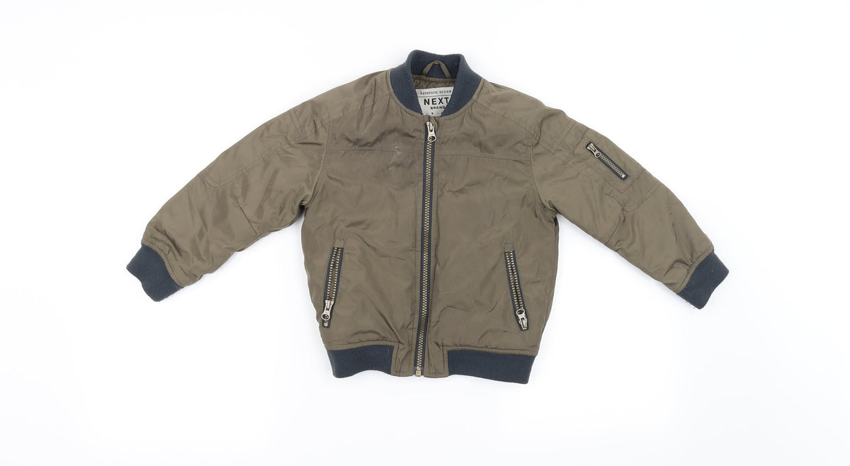 Next Girls Brown   Jacket Coat Size 3-4 Years