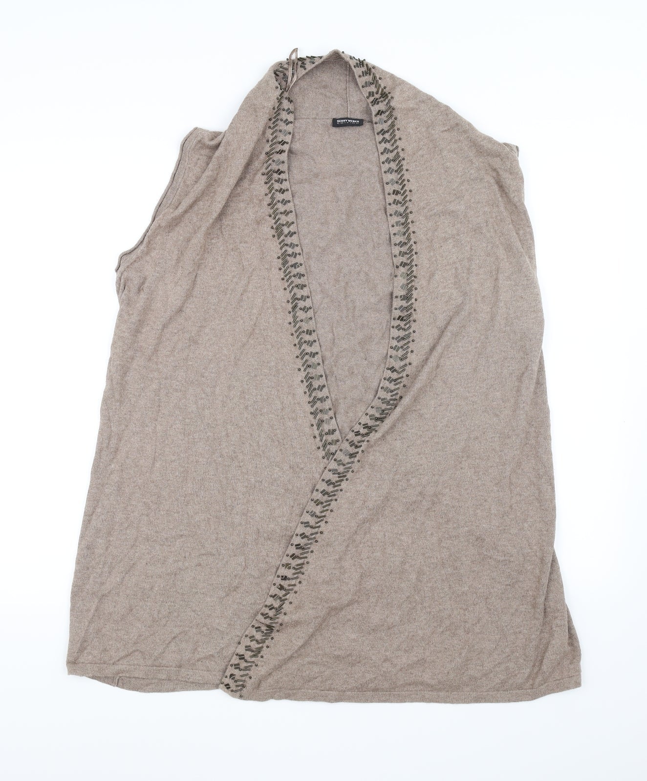 Gerry Webber Womens Beige   Cardigan Jumper Size 14