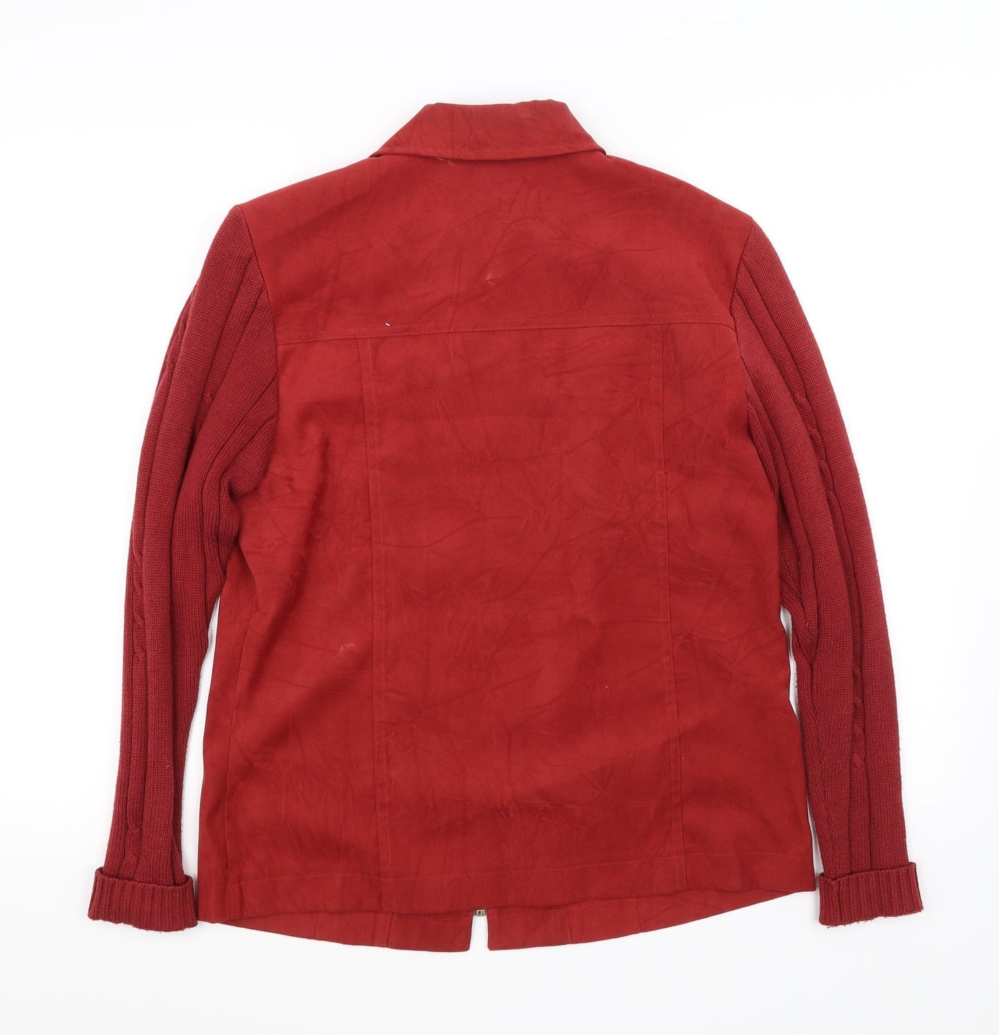 Oscar B Womens Red   Jacket Coat Size 12