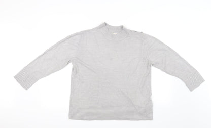 Marks & Spencer Womens Grey   Pullover Jumper Size 14