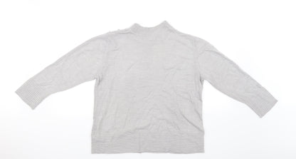Marks & Spencer Womens Grey   Pullover Jumper Size 14