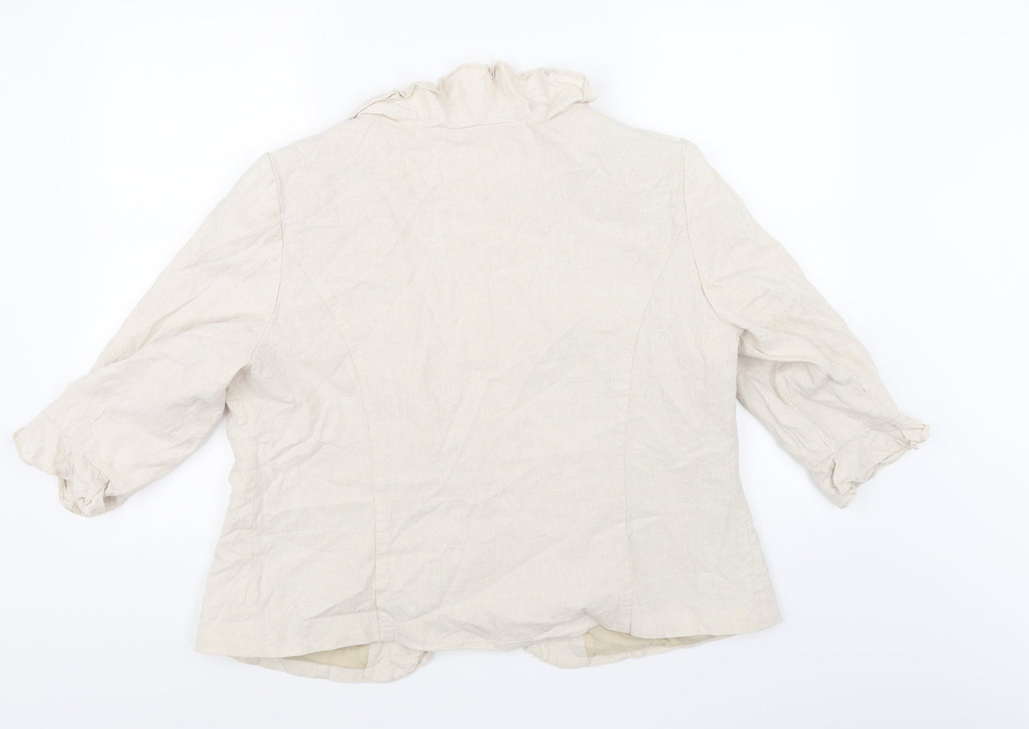 Womens UK Size 20 Soon Beige Jacket