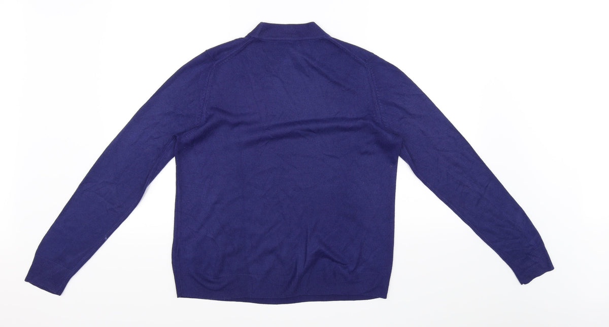 Marks & Spencer Womens Blue   Pullover Jumper Size 14