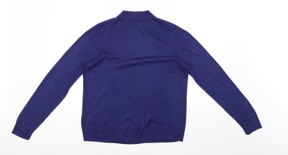 Marks & Spencer Womens Blue   Pullover Jumper Size 14