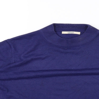Marks & Spencer Womens Blue   Pullover Jumper Size 14