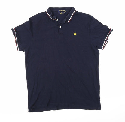 Admirably British  Mens Blue    Polo Size L