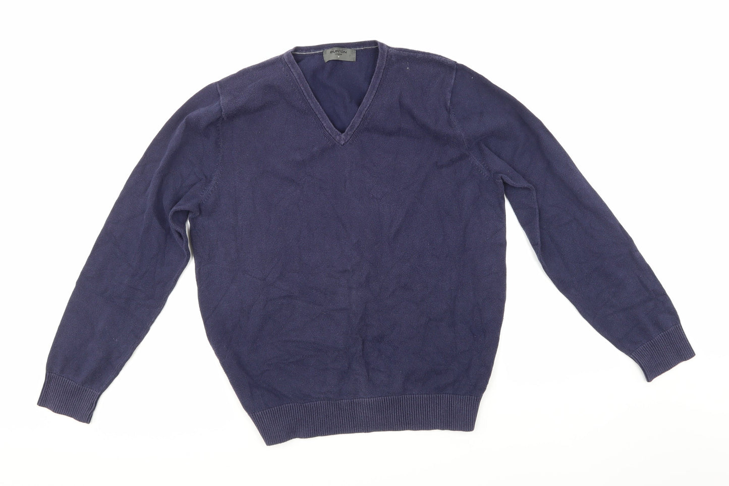 Burton Mens Blue  Knit Pullover Jumper Size M