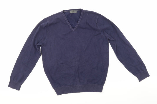 Burton Mens Blue  Knit Pullover Jumper Size M