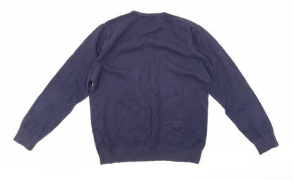 Burton Mens Blue  Knit Pullover Jumper Size M