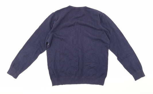 Burton Mens Blue  Knit Pullover Jumper Size M