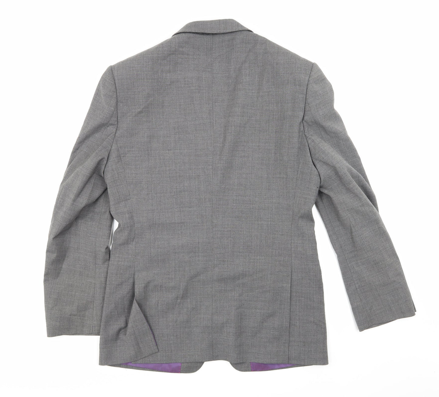 Mens UK Size 38 Brook Taverner Regular Grey Suit Jacket
