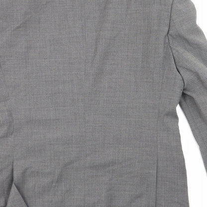 Mens UK Size 38 Brook Taverner Regular Grey Suit Jacket