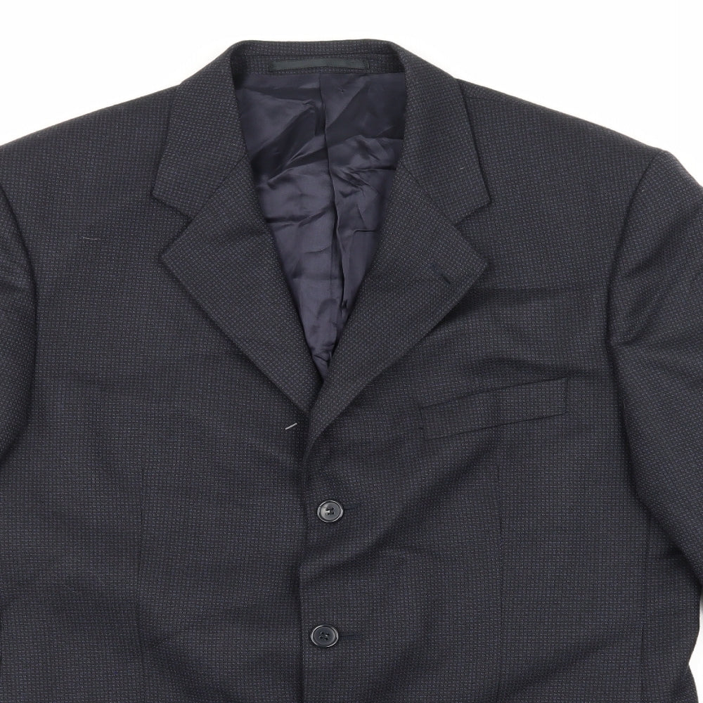Hugo James Mens Blue   Jacket Suit Jacket Size 40