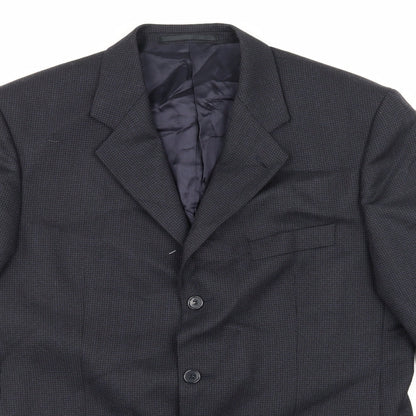Hugo James Mens Blue   Jacket Suit Jacket Size 40
