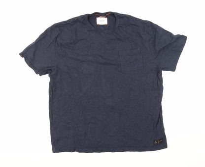 Adapt Mens Blue    T-Shirt Size L