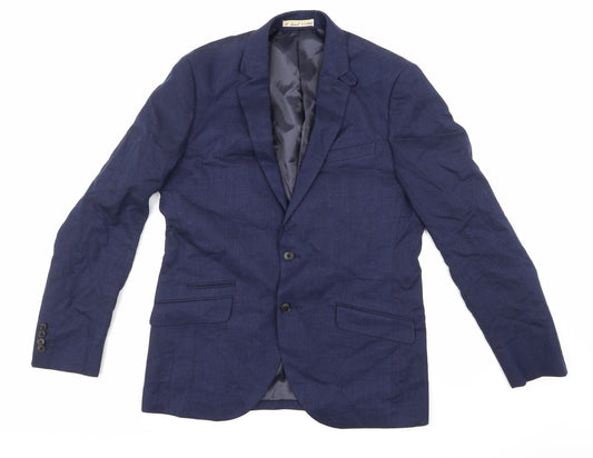 Mens UK Size 40 Hammond & Co Regular Blue Suit Jacket