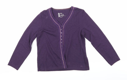 DASH Womens Purple   Cardigan Jumper Size 14