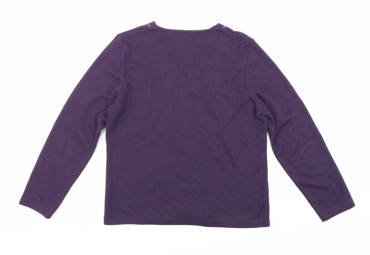 DASH Womens Purple   Cardigan Jumper Size 14