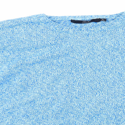 isle Womens Blue  Knit Pullover Jumper Size XL