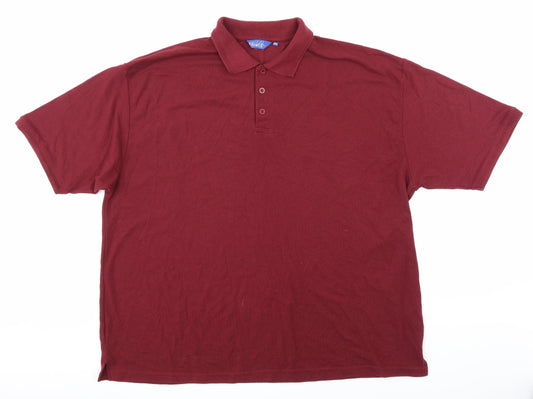 Mandate Mens Purple    Polo Size 2XL