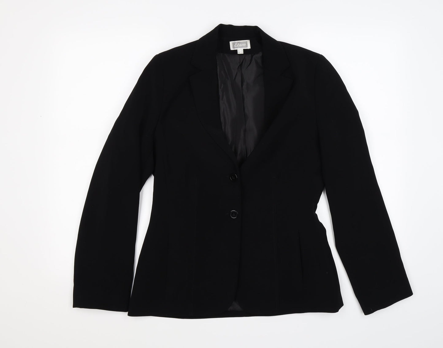 Etam Womens Black   Jacket Blazer Size 10
