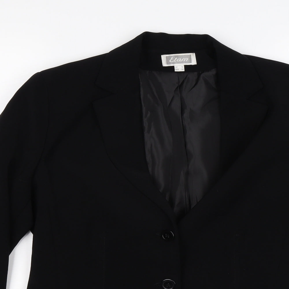 Etam Womens Black   Jacket Blazer Size 10