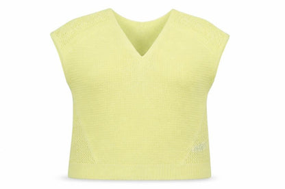 Per Una Womens Yellow  Knit Pullover Jumper Size 14
