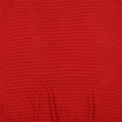 Next Womens Red Striped Knit Pullover Jumper Size 10  - CODL SHOULDER