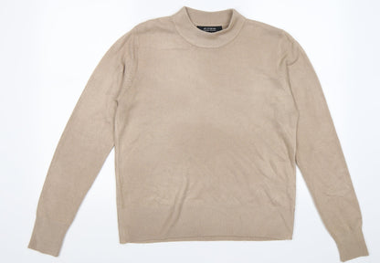 originals Womens Beige  Knit Pullover Jumper Size 14