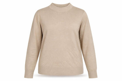 originals Womens Beige  Knit Pullover Jumper Size 14