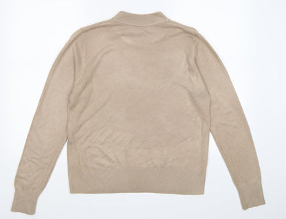 originals Womens Beige  Knit Pullover Jumper Size 14