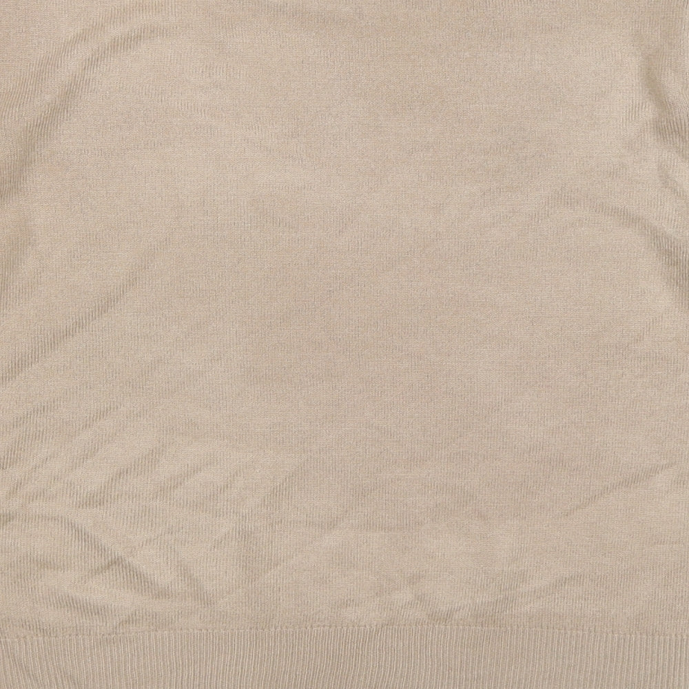originals Womens Beige  Knit Pullover Jumper Size 14
