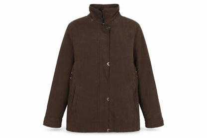 Womens UK Size 14 Classics Brown Windbreaker Coat