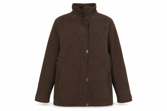 Womens UK Size 14 Classics Brown Windbreaker Coat