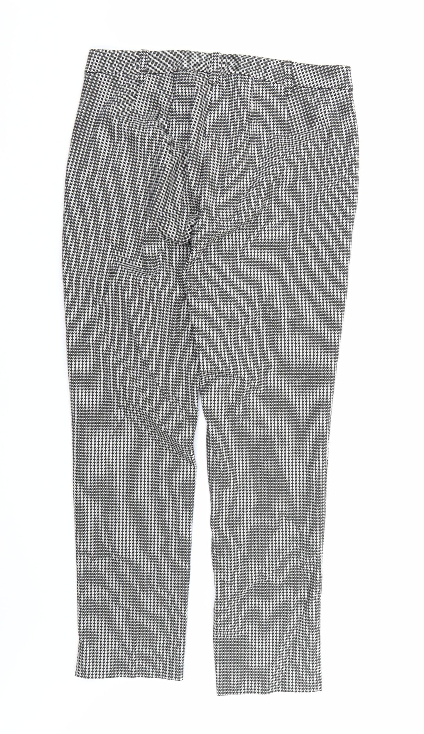 Womens UK Size 12 Marks and Spencer Regular Fit  Black Trousers