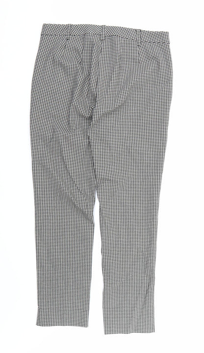 Womens UK Size 12 Marks and Spencer Regular Fit  Black Trousers