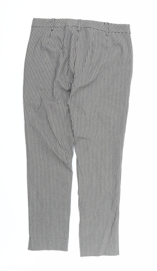 Womens UK Size 12 Marks and Spencer Regular Fit  Black Trousers