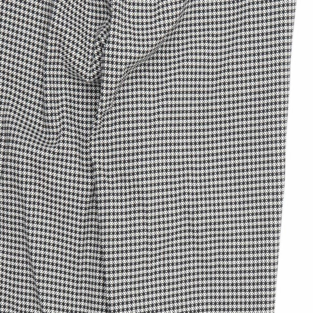 Womens UK Size 12 Marks and Spencer Regular Fit  Black Trousers