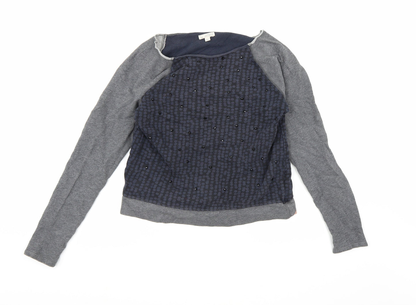 Gap Womens Multicoloured Geometric Jersey Pullover Sweatshirt Size S