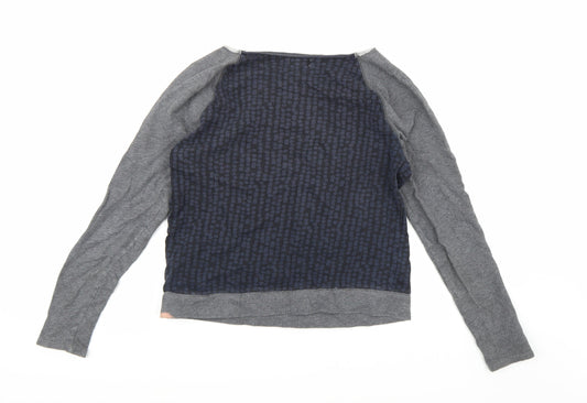 Gap Womens Multicoloured Geometric Jersey Pullover Sweatshirt Size S