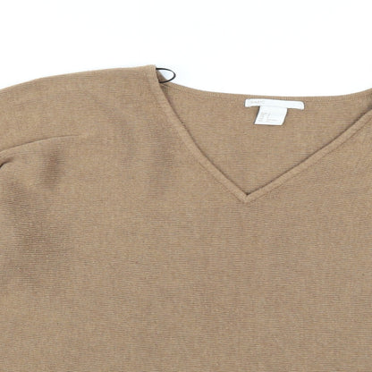 H&M Womens Brown  Knit Pullover Jumper Size S