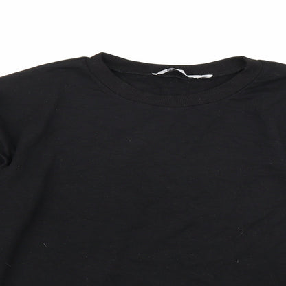 Monogram Womens Black   Pullover Sweatshirt Size S