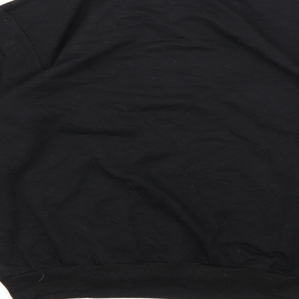 Monogram Womens Black   Pullover Sweatshirt Size S