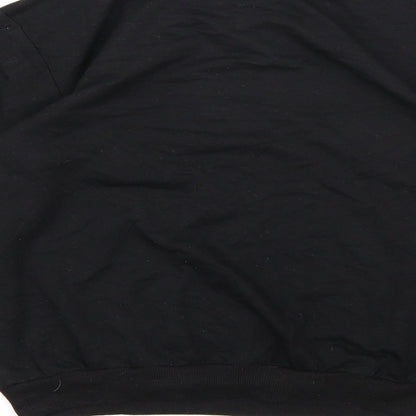 Monogram Womens Black   Pullover Sweatshirt Size S