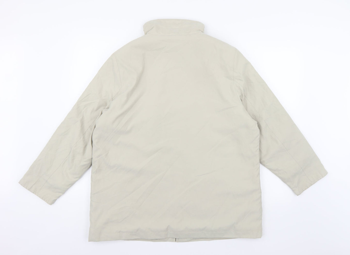 Womens UK Size M Bonmarché Ivory Overcoat