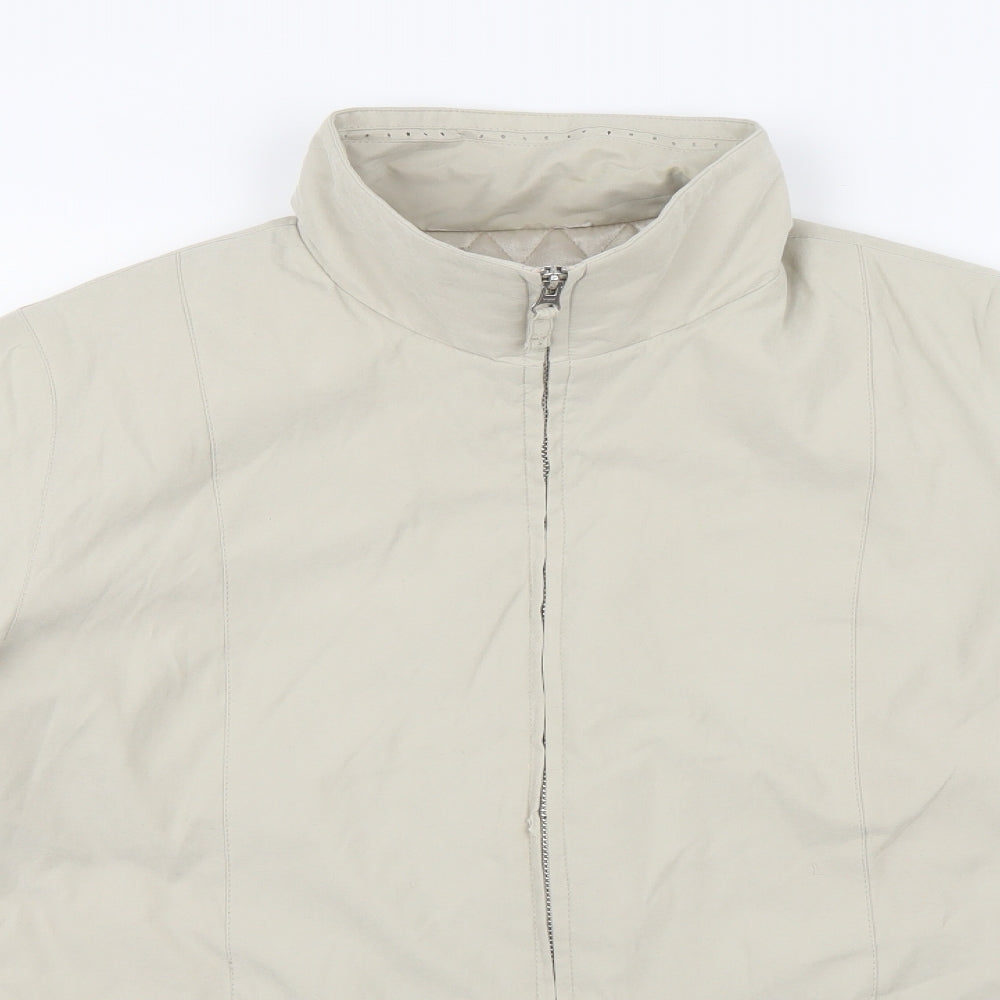 Womens UK Size M Bonmarché Ivory Overcoat